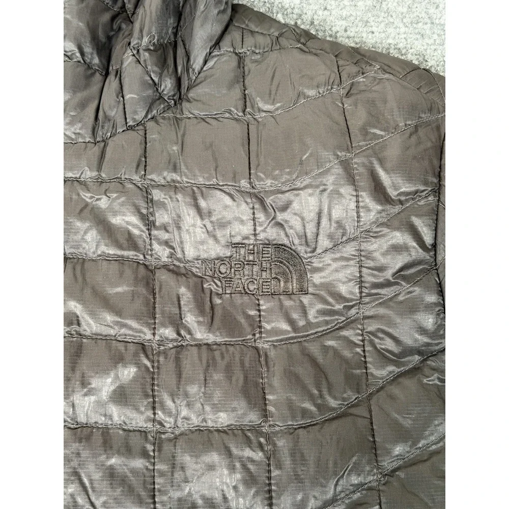 The North Face ThermoBall Hooded Jacket Men's Large Gray Insulated Puffer